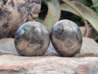 Polished Large Basalt Pharaoh Stone Galets x 3 From Iron Duke Mine, Zimbabwe - Toprock Gemstones and Minerals 