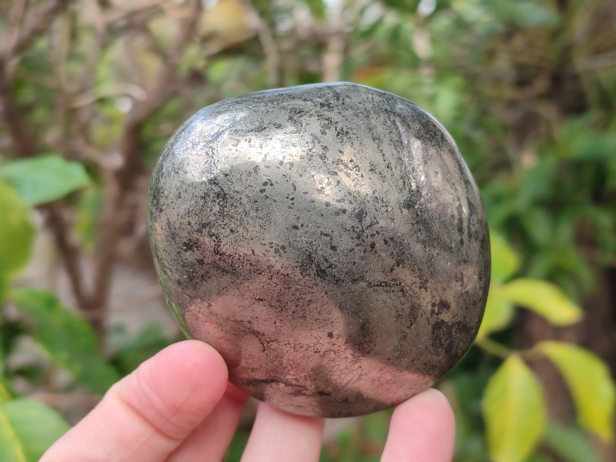 Polished Large Basalt Pharaoh Stone Galets x 3 From Iron Duke Mine, Zimbabwe - Toprock Gemstones and Minerals 