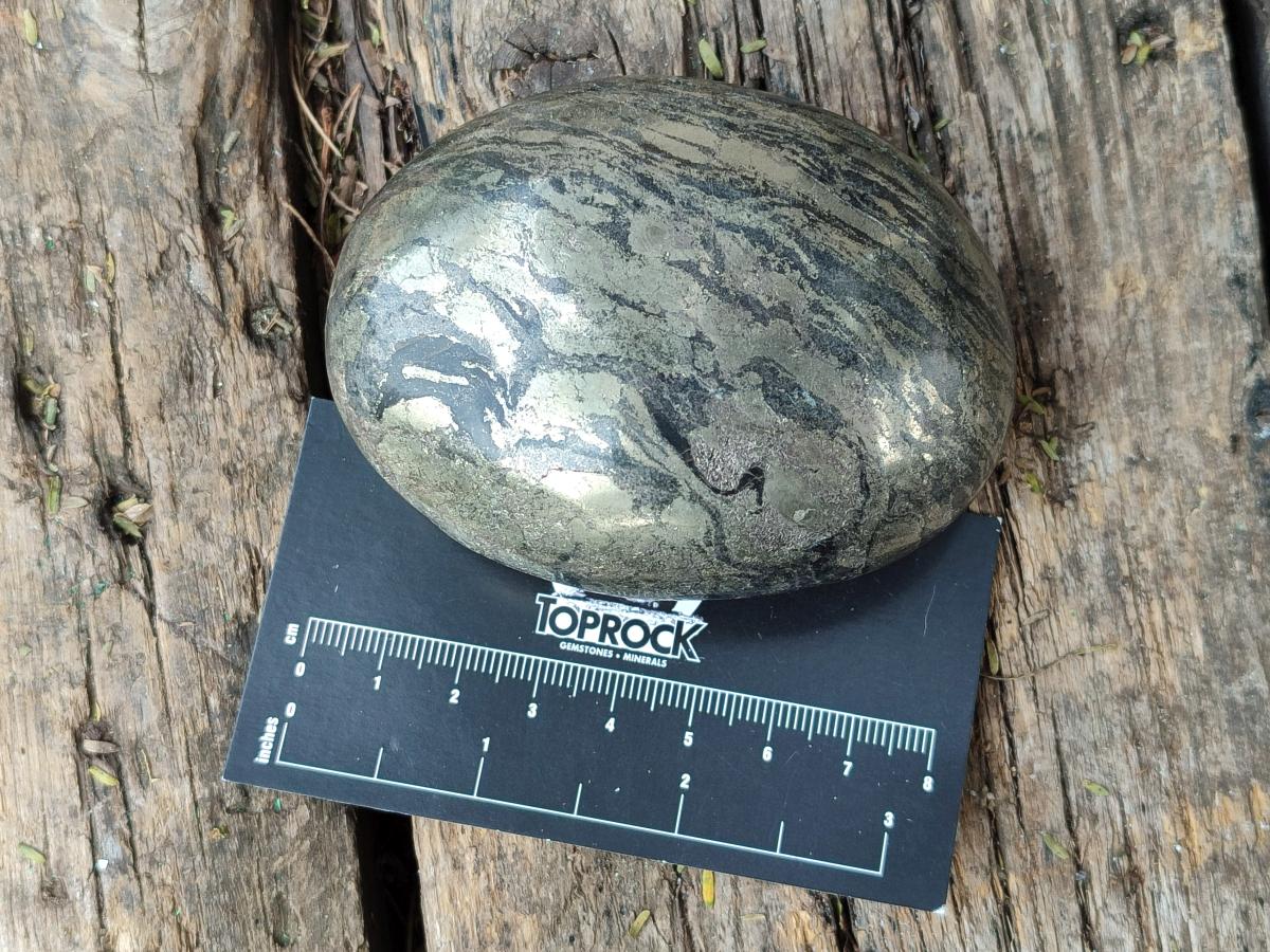 Polished Large Basalt Pharaoh Stone Galets x 3 From Iron Duke Mine, Zimbabwe - Toprock Gemstones and Minerals 