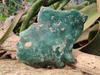 Polished On One Side Mtorolite Chrysoprase Slices x 3 From Mutorashanga, Zimbabwe - Toprock Gemstones and Minerals 