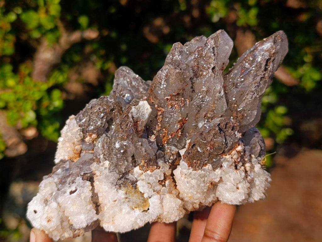 Natural Large Calcite Cluster Specimens x 2 From Albert's Mountain, Lesotho - Toprock Gemstones and Minerals 