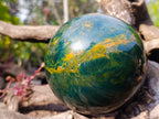 Polished Large Ocean Jasper Sphere x 1 From Northwest Coast, Madagascar - Toprock Gemstones and Minerals 