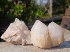 Natural Cascading "Anananas" Candle Quartz Clusters x 12 From Antsirabe, Madagascar - Toprock Gemstones and Minerals 