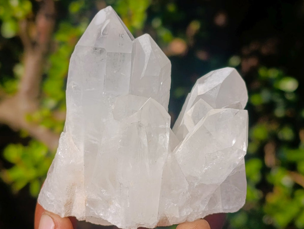 Natural Cascading "Anananas" Candle Quartz Clusters x 12 From Antsirabe, Madagascar - Toprock Gemstones and Minerals 