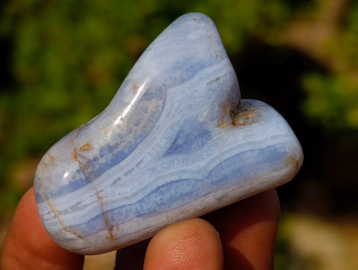 Polished Blue Lace Agate Free Forms x 37 From Nsanje, Malawi - Toprock Gemstones and Minerals 