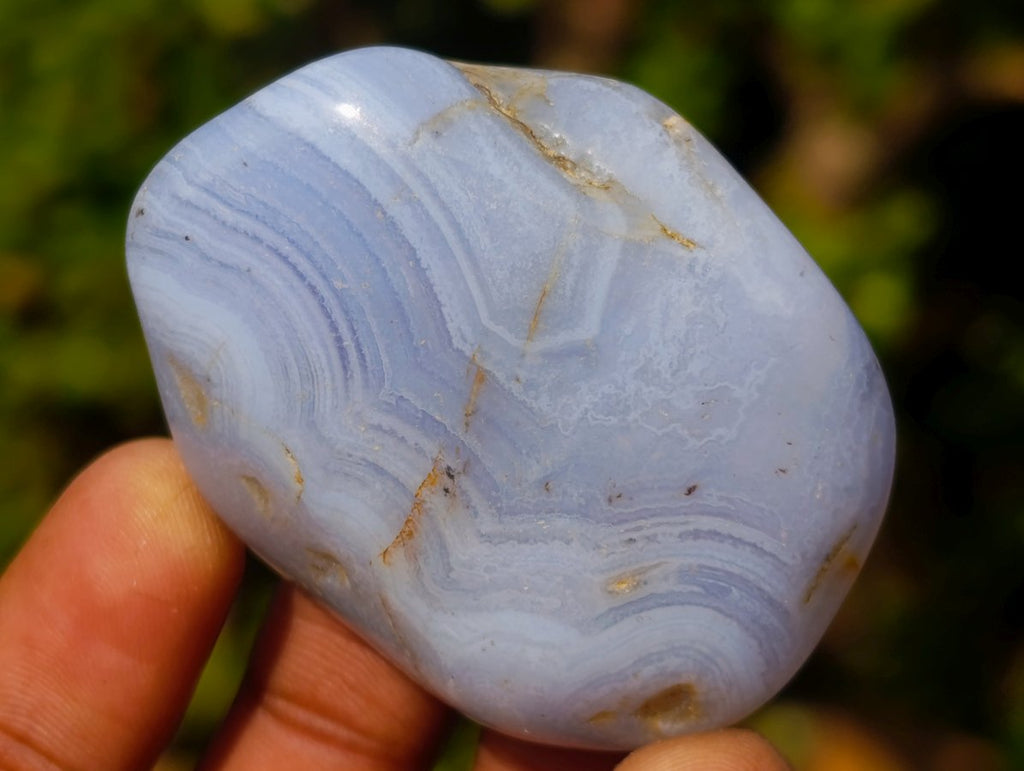 Polished Blue Lace Agate Free Forms x 37 From Nsanje, Malawi - Toprock Gemstones and Minerals 
