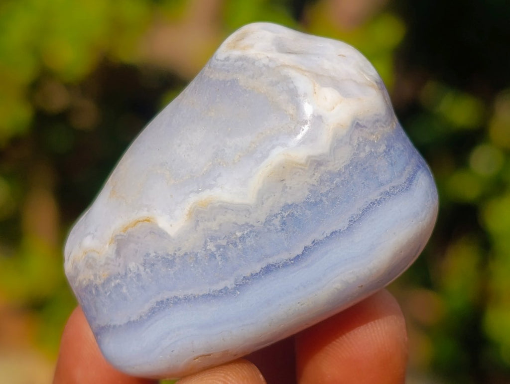 Polished Blue Lace Agate Free Forms x 37 From Nsanje, Malawi - Toprock Gemstones and Minerals 