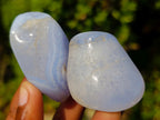 Polished Blue Lace Agate Free Forms x 37 From Nsanje, Malawi - Toprock Gemstones and Minerals 