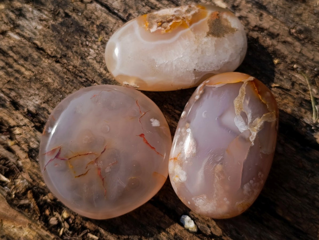 Polished Mixed Multi Mineral Galets x 12 From Madagascar - Toprock Gemstones and Minerals 