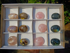 Polished Mixed Multi Mineral Galets x 12 From Madagascar - Toprock Gemstones and Minerals 