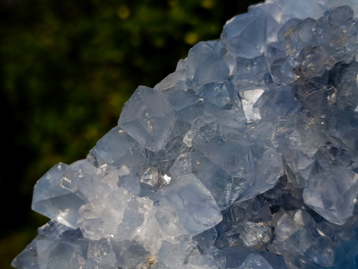 Natural Large Blue Celestite Geode Specimen x 1 From Sakoany, Madagascar - Toprock Gemstones and Minerals 