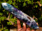 Polished Double Terminated Watermelon Fluorite Crystals x 2 From Uis, Namibia - Toprock Gemstones and Minerals 