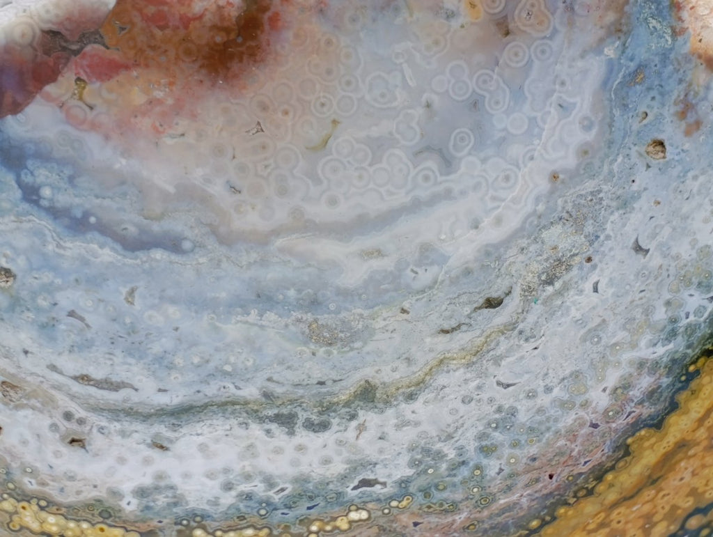 Polished Ocean Jasper Bowls x 2 From Northwest Coast, Madagascar - Toprock Gemstones and Minerals 