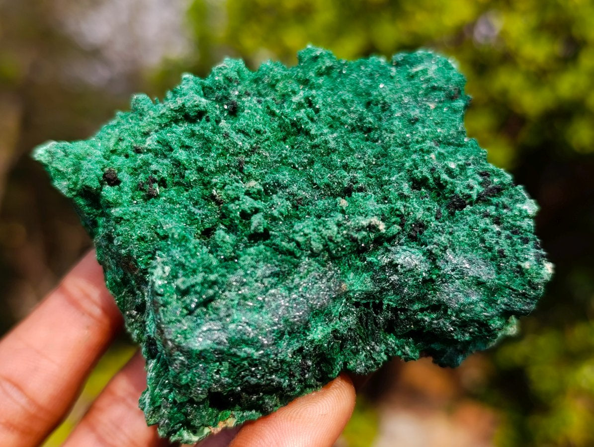 Natural Silky Malachite Specimens x 5 From Kasompe, Congo - Toprock Gemstones and Minerals 