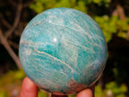 Polished Amazonite Spheres x 4 From Madagascar - Toprock Gemstones and Minerals 