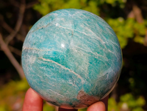 Polished Amazonite Spheres x 4 From Madagascar - Toprock Gemstones and Minerals 