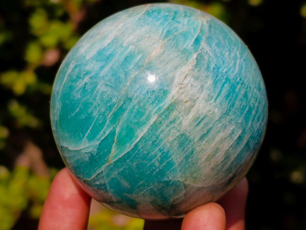 Polished Amazonite Spheres x 4 From Madagascar - Toprock Gemstones and Minerals 