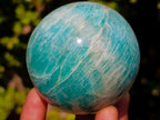 Polished Amazonite Spheres x 4 From Madagascar - Toprock Gemstones and Minerals 