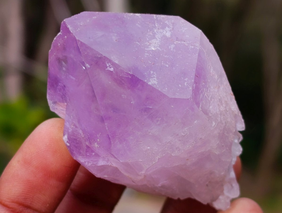 Natural Jacaranda Amethyst Single Crystals x 35 From Mumbwa, Zambia - Toprock Gemstones and Minerals 