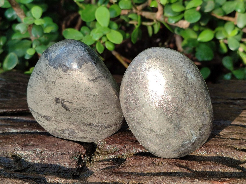 Polished XL Basalt Pharaoh Stone Galets x 6 From Iron Duke Mine, Zimbabwe - Toprock Gemstones and Minerals 