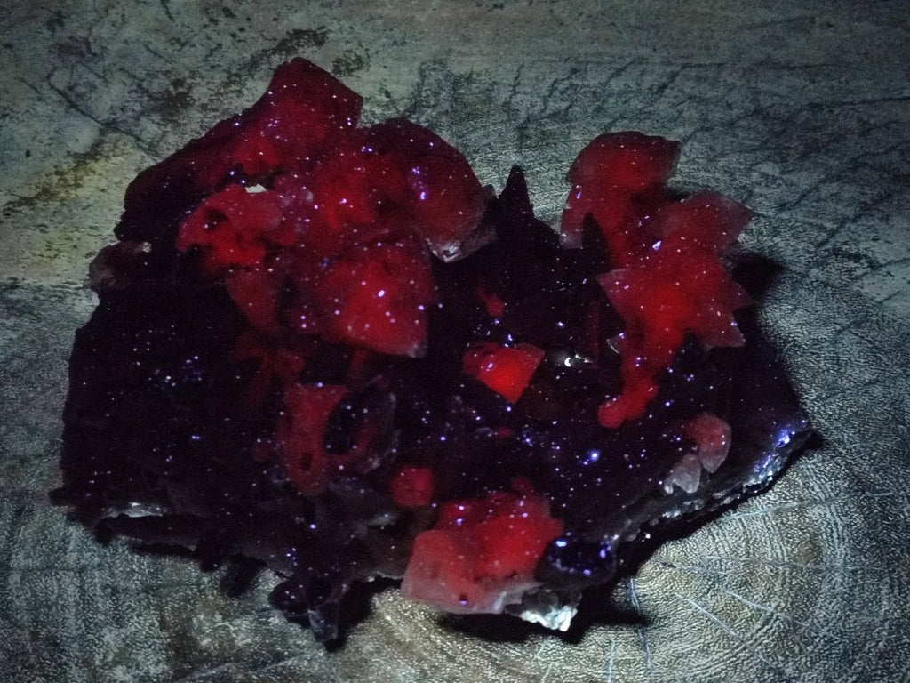 Natural Rhomboherdral and Spearhead Calcite Cluster Specimens x 2 From Albert's Mountain, Lesotho - Toprock Gemstones and Minerals 
