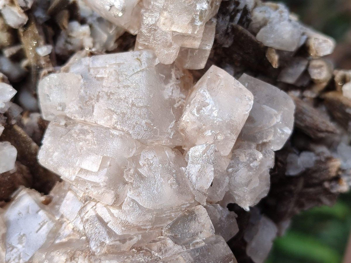 Natural Rhomboherdral and Spearhead Calcite Cluster Specimens x 2 From Albert's Mountain, Lesotho - Toprock Gemstones and Minerals 
