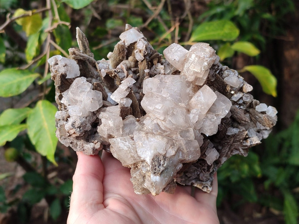 Natural Rhomboherdral and Spearhead Calcite Cluster Specimens x 2 From Albert's Mountain, Lesotho - Toprock Gemstones and Minerals 
