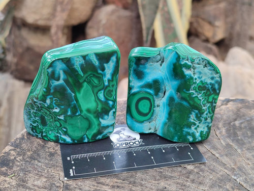 Polished Malacolla Free Forms x 6 From Kulukuluku, Congo - Toprock Gemstones and Minerals 