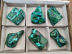 Polished Malacolla Free Forms x 6 From Kulukuluku, Congo - Toprock Gemstones and Minerals 