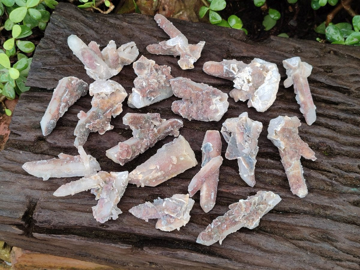 Natural Hematoid Fairy Spirit Quartz Crystals x 35 From Boekenhouthoek, South Africa - Toprock Gemstones and Minerals 