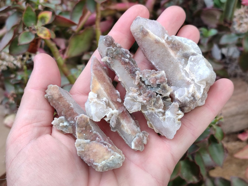 Natural Hematoid Fairy Spirit Quartz Crystals x 35 From Boekenhouthoek, South Africa - Toprock Gemstones and Minerals 