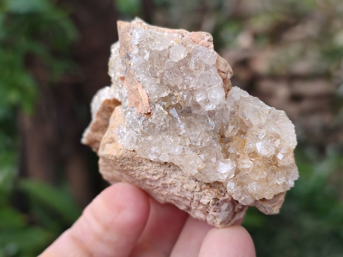 Natural Golden Limonite Quartz Clusters x 12 From Solwezi, Zambia - Toprock Gemstones and Minerals 