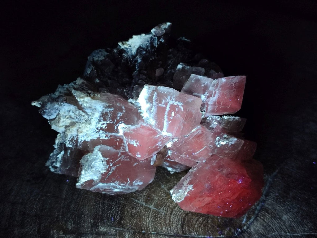 Natural Stacked Rhombohedral Calcite Specimens x 2 From Albert's Mountain, Lesotho - Toprock Gemstones and Minerals 
