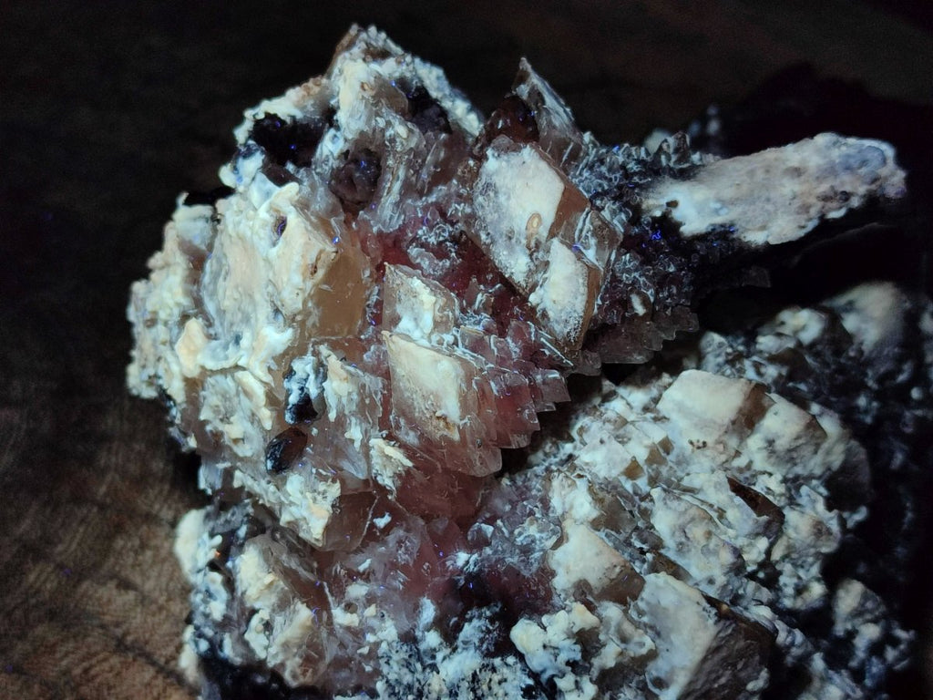 Natural Stacked Rhombohedral Calcite Specimens x 2 From Albert's Mountain, Lesotho - Toprock Gemstones and Minerals 