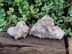 Natural Stacked Rhombohedral Calcite Specimens x 2 From Albert's Mountain, Lesotho - Toprock Gemstones and Minerals 