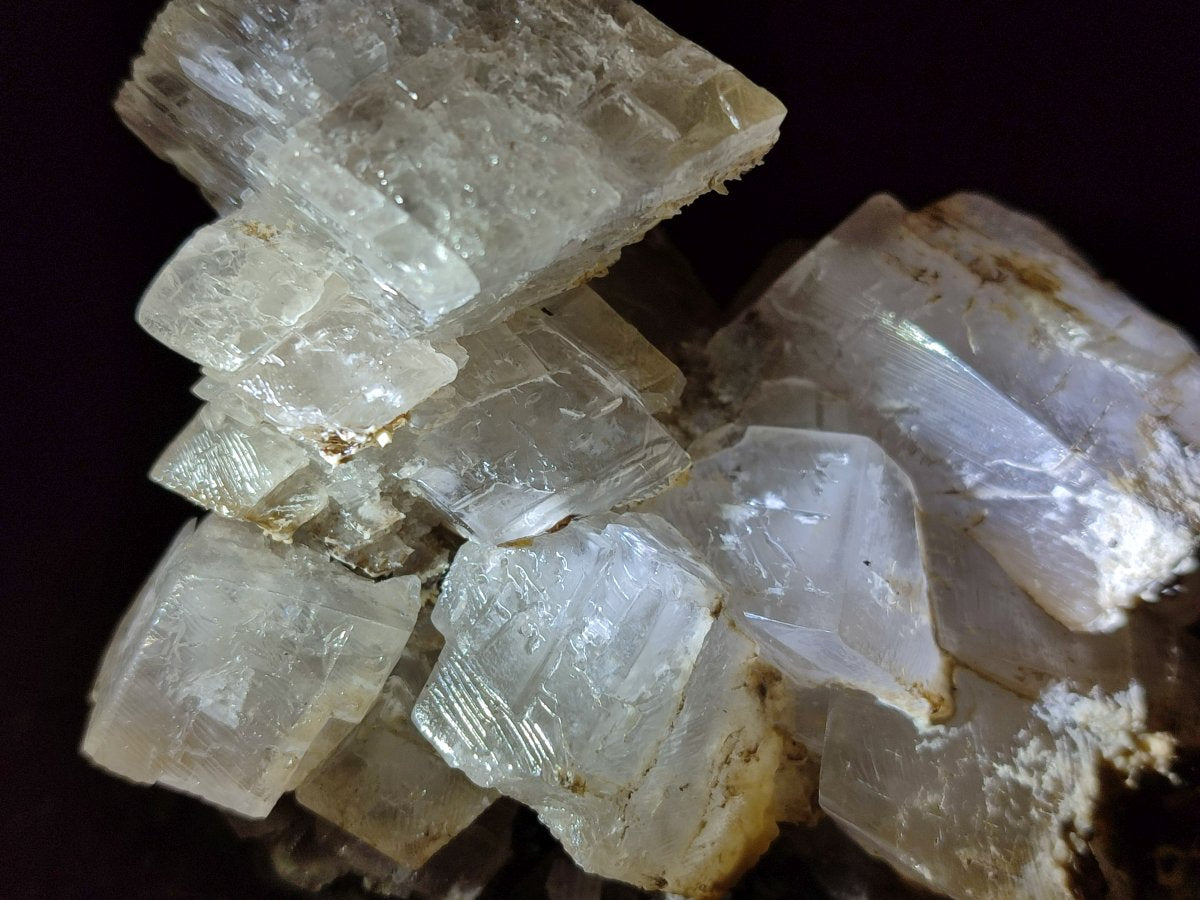 Natural Stacked Rhombohedral Calcite Specimens x 2 From Albert's Mountain, Lesotho - Toprock Gemstones and Minerals 