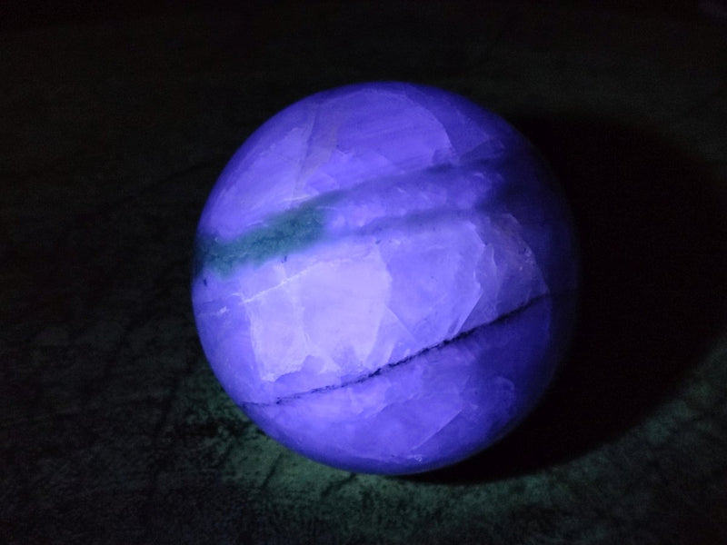 Polished Watermelon Fluorite Spheres x 3 From Uis, Namibia - Toprock Gemstones and Minerals 