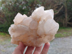 Natural Cascading "Anananas" Candle Quartz Clusters x 3 From Antsirabe, Madagascar - Toprock Gemstones and Minerals 