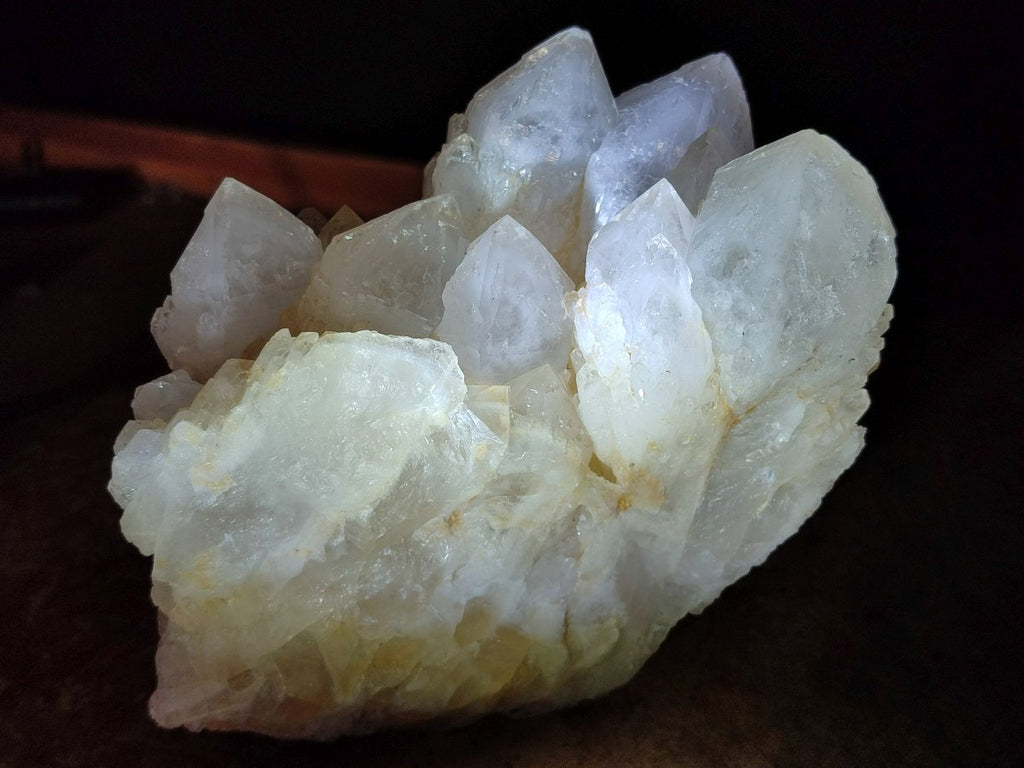Natural Cascading "Anananas" Candle Quartz Clusters x 3 From Antsirabe, Madagascar - Toprock Gemstones and Minerals 