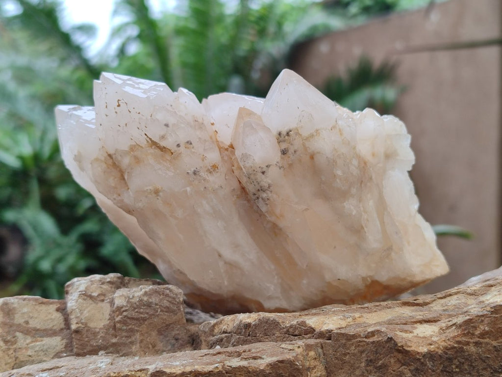 Natural Cascading "Anananas" Candle Quartz Clusters x 3 From Antsirabe, Madagascar - Toprock Gemstones and Minerals 