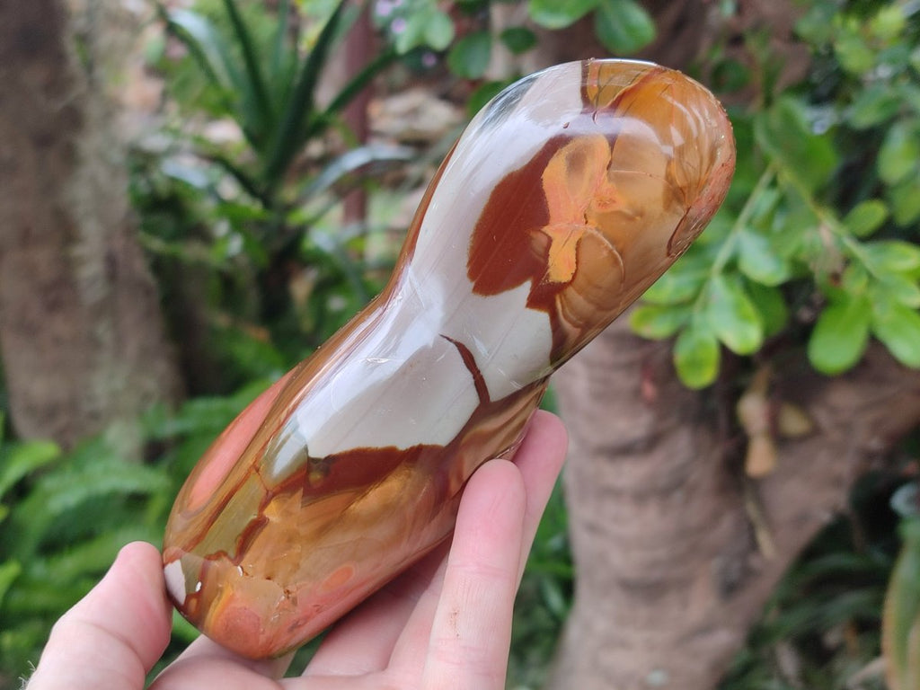 Polished Polychrome Jasper Standing Display Pieces x 3 From NW Coast, Madagascar - Toprock Gemstones and Minerals 