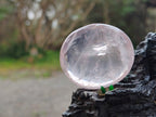 Polished Gemmy Rose Quartz Palm Stones x 35 From Madagascar - Toprock Gemstones and Minerals 