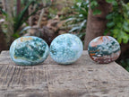 Polished Rare Ocean Jasper Galets x 24 From Northwest Coast, Madagascar - Toprock Gemstones and Minerals 