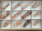 Polished Red Hematoid Quartz Crystals x 12 From Ambatondrazaka, Madagascar - Toprock Gemstones and Minerals 