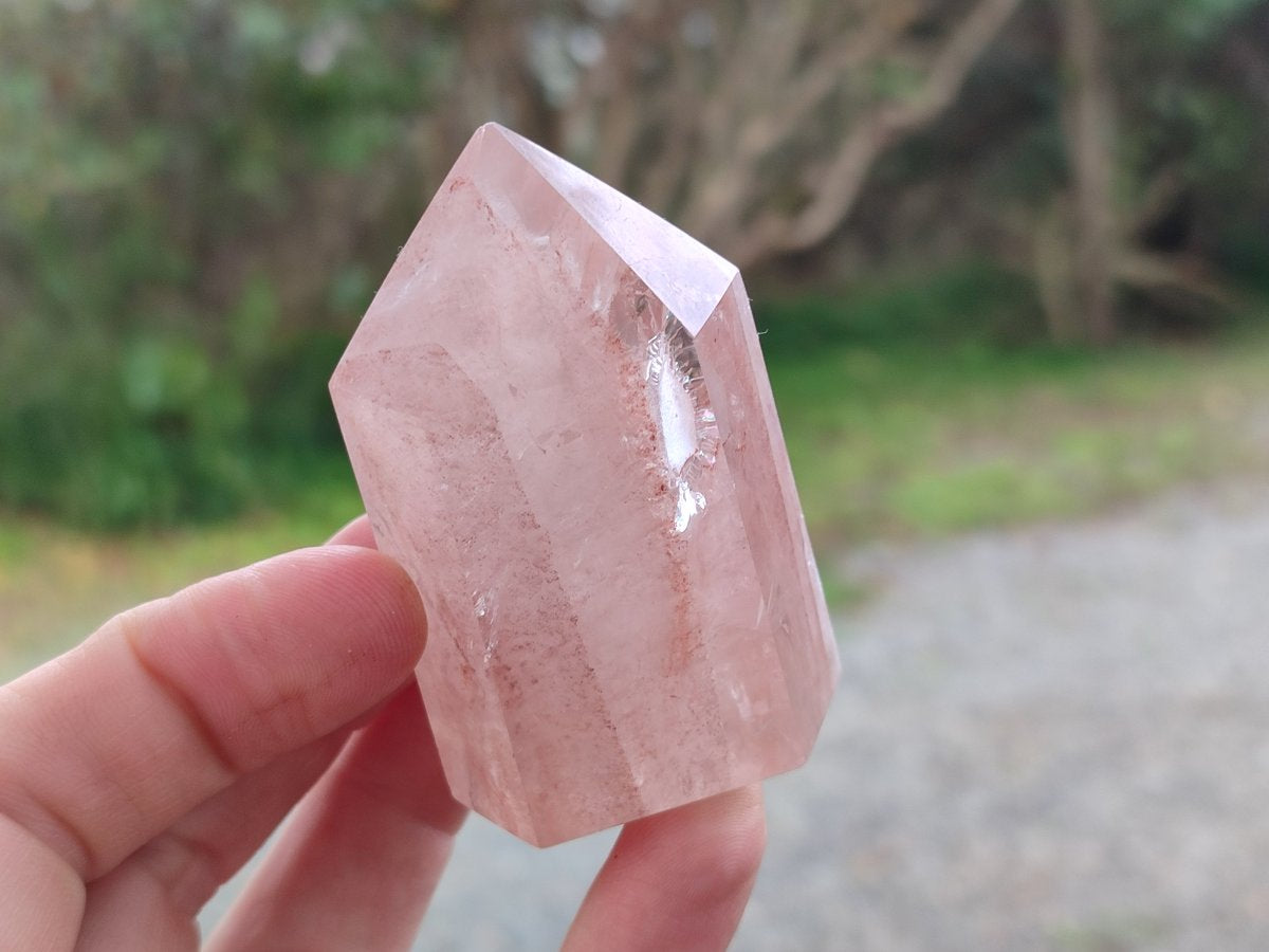 Polished Red Hematoid Quartz Crystals x 12 From Ambatondrazaka, Madagascar - Toprock Gemstones and Minerals 