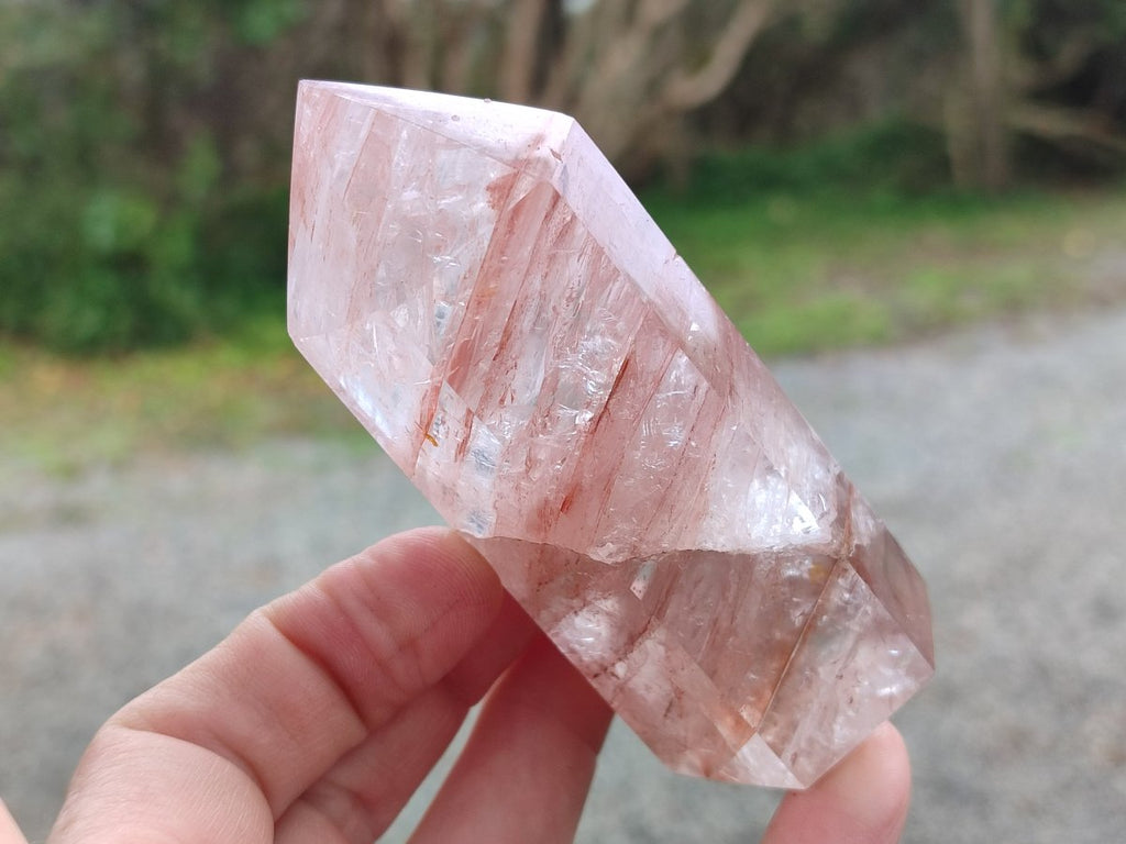 Polished Red Hematoid Quartz Crystals x 12 From Ambatondrazaka, Madagascar - Toprock Gemstones and Minerals 