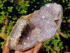Polished Agate Amethyst Geodes x 3 From Maintirano, Madagascar - Toprock Gemstones and Minerals 