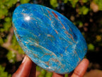 Polished Blue Apatite Standing Display Pieces x 4 From Betroka, Madagascar - Toprock Gemstones and Minerals 