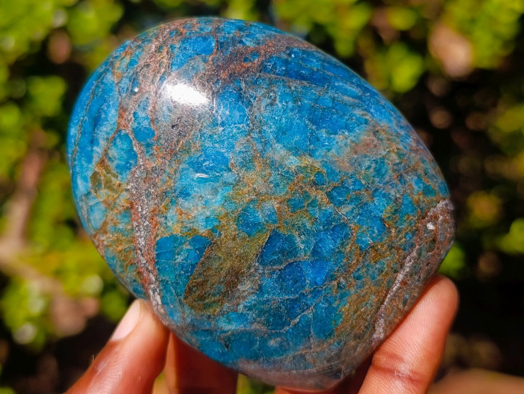 Polished Blue Apatite Standing Display Pieces x 4 From Betroka, Madagascar - Toprock Gemstones and Minerals 