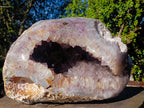 Polished XXL Agate Amethyst Geode x 1 From Maintirano, Madagascar - Toprock Gemstones and Minerals 